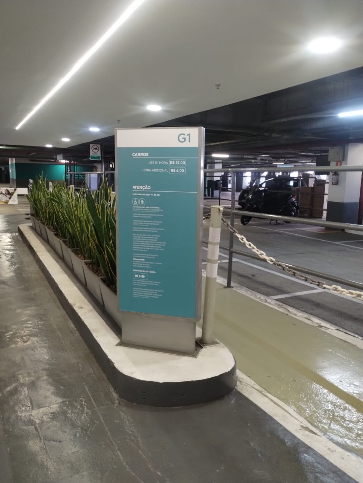 Totem Estacionamento G1